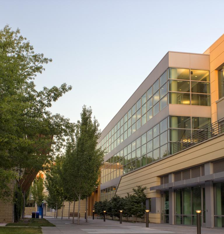 Walkway by the Student Center