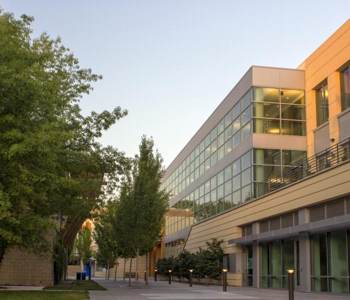 Walkway by the Student Center