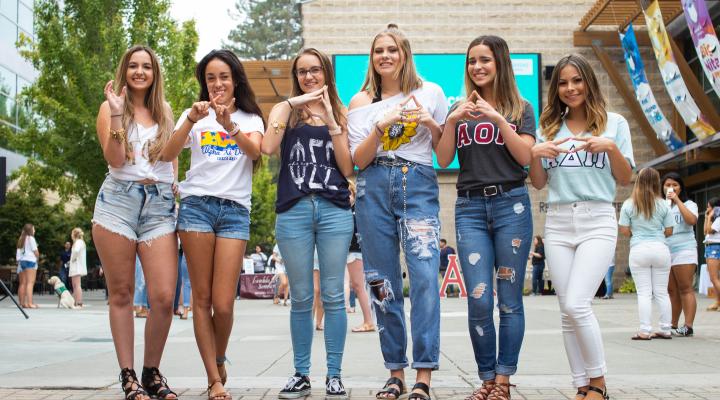 Sorority at seawolf plaza