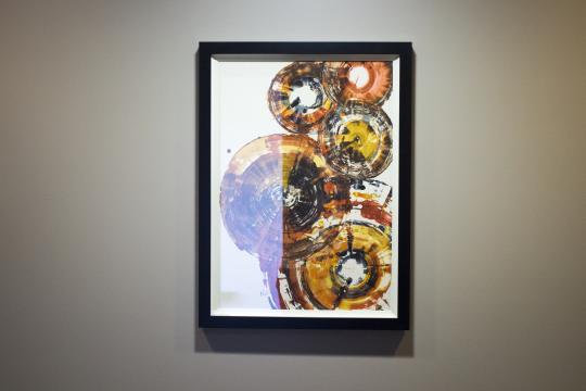 Framed artwork 
